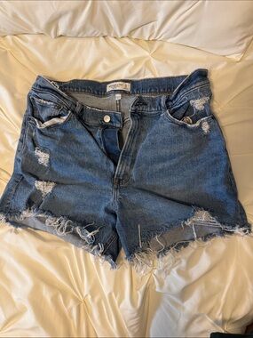 Abercrombie & Fitch The 4” Mom Short High Rise